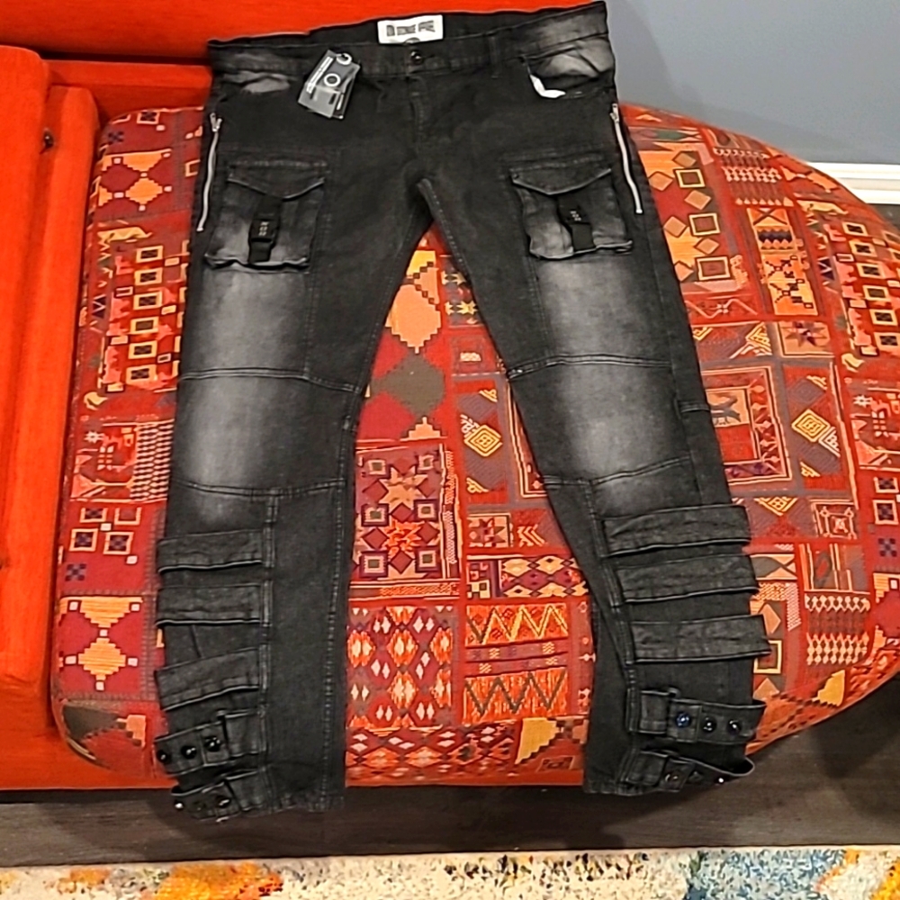 XTRA ORDINAIRE APPAREL by XOA Distressed Skinny Jeans Denim Men Size 44 NWT USA
